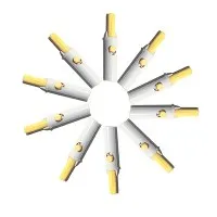 EKG Banana 4.0 Krokodilklemmen-Adapter