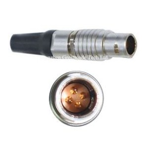 4 Stifte 0B Elektrischer Steckverbinder für die Luftfahrt aus Metall, kleines Kabel, Steckdose aus kreisförmigem Metall