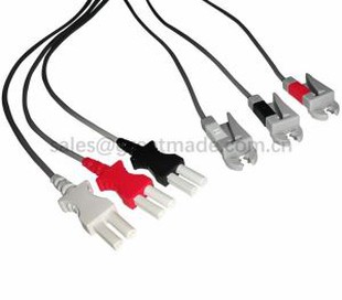 Kompatible Spacelab Ultraview 90369 Tru-Link-Anschlusskabelsätze, 3-adrig, AHA, Grabber