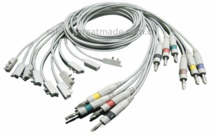 EKG-Kabelersatz 10-Kabel für Esaote Archimed 4120 Personal C1 Personal C3