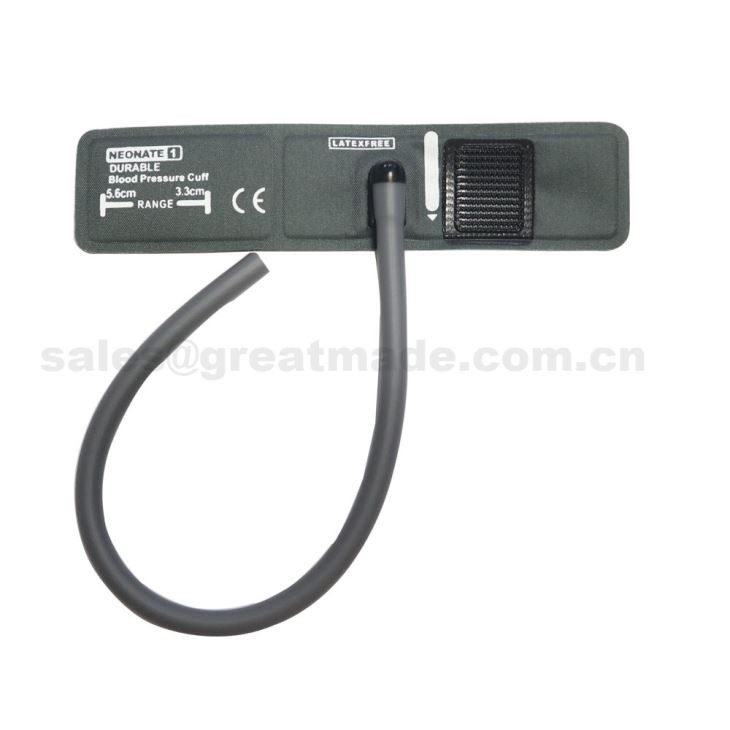 Neugeborene # 1 Nibp Manschette, 3.3-5.6cm Armumfang, ohne Gasbeutel, Einzelschlauch