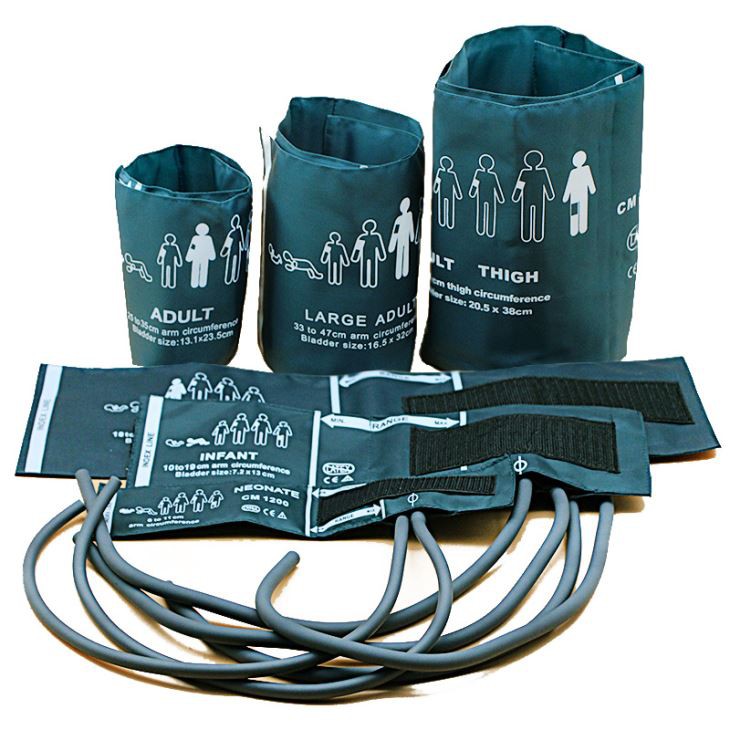 Neugeborenes, Säugling, Kind, Erwachsener, THIGH Blutdruckmanschette mit Gasbeutel
