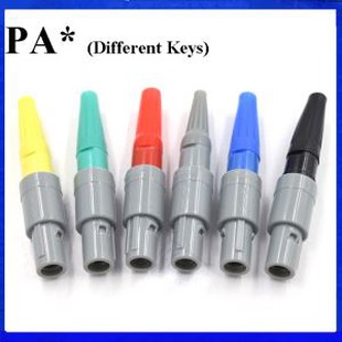 1P Medical Connector PAG PAA PAB PAC 2-10pin 14 Pin 1P Stecker 0 40 60 80 Grad zwei Keyings