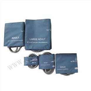 Blutdruckmanschetten-Kit Dual Tube Blue Nylon NIBP-Manschette (Neugeborene / Säuglinge / Kinder / Erwachsene)