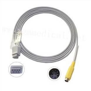 Kompatibel mit MEK MP700, MP800 Spo2 Adapterkabel, Runde 7pin M ->DB9F , L=2.5M